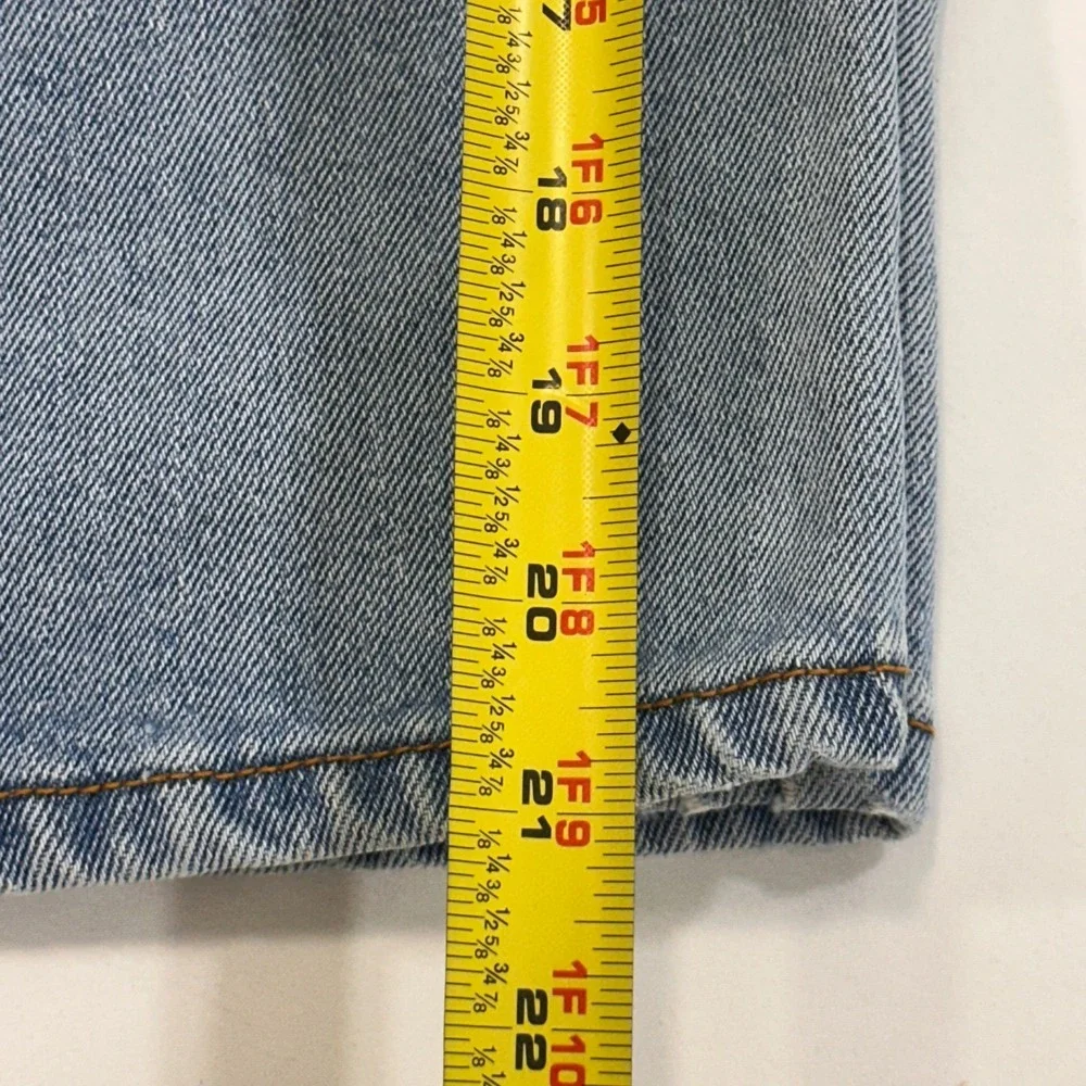 Levi's 505 Regular Fit Denim Shorts Mens 38 Blue Light Wash Jorts‎ | Dadcore 90s